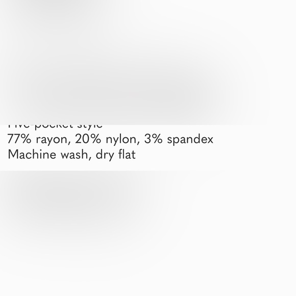 Nordstrom 1822 Denim High Waist Coated Leather Ankle Skinny - Picture 8 of 16